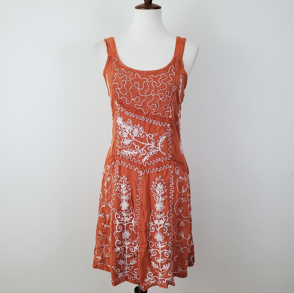NF Boho Embroidered Dress